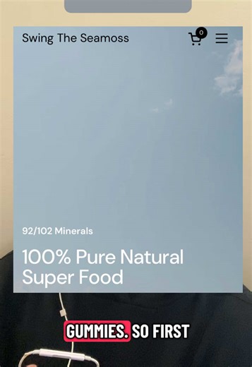 Swing The Seamoss and use CODE: COMMA10 for 10% off -- Support @Kid Hazel and his amazing brand of seamoss gummies 🏝️ - #fyp