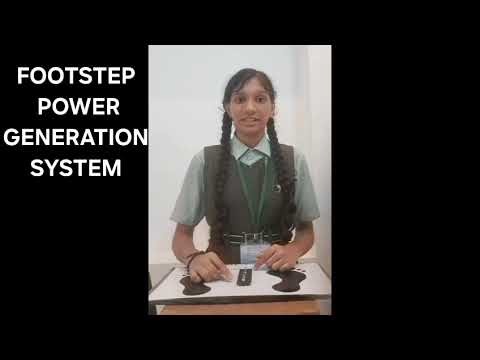 Footstep power generation system model ....