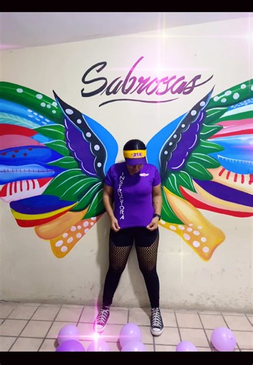 “Bailamos porque somos libres, fuertes y llenas de energía.” 💃💜#MisSabrosas #BailandoLaVidaEsBella #Zumba #RL #Sabors