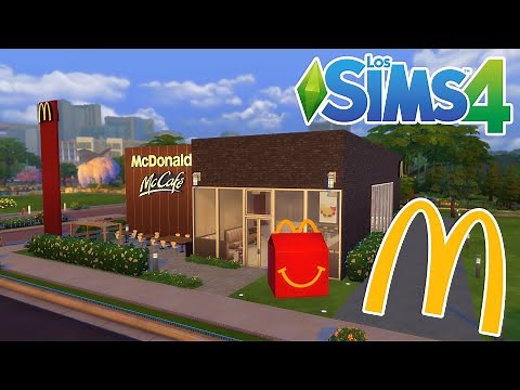 LOS SIMS 4 | MCDONALDS FUNCIONAL MODS CC | GAMEPLAY ESPAÑOL