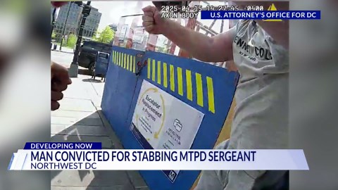 Jury: DC man guilty of stabbing Metro Transit Police Sergeant in the face