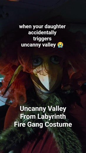 Labyrinth Cosplay: Uncanny Valley Triggered by Fire Gang Costume #uncannyvalley #labyrinth