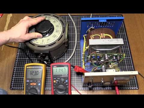 A Look at a Matsunaga SVC-1010 Transformer Automatic Voltage Regulator
