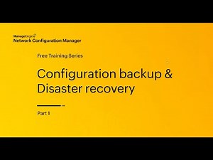 Network Configuration Manager Free Training - August 29, 2024 - Part 1 (Season 3)