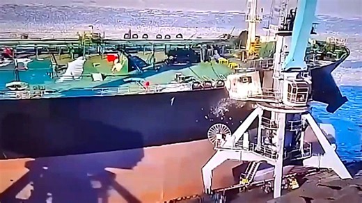 Oil tanker crashes into quay wall at key Russian export port