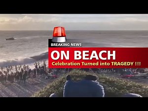 ON Beach , Celebration Turned into TRAGEDY !!! On Christmas Day | Budleigh Salterton, Devon, England