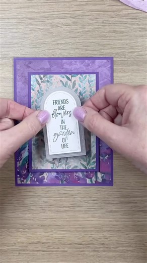 Counting down my most watched Reels in 2025! Comment “PURPLE” for the tutorial link 💜 #cherylsstampinsquad #crafting #cardmaking | Cheryl Dorsey, Independent Stampin’ Up Demonstrator