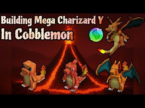 Minecraft Ep#57 || Cobblemon (Building PVP Mega Charizard Y) *SHINY*