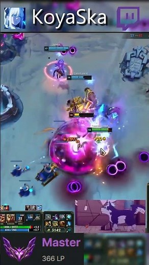 Quick Tristana Triple 👍#lolshorts