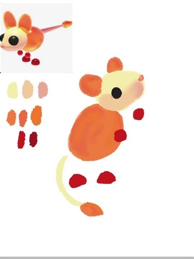 Drawing adopt me pets from the new update in under20 minutes! Pt1 #roblox #adoptme #art #cute ￼