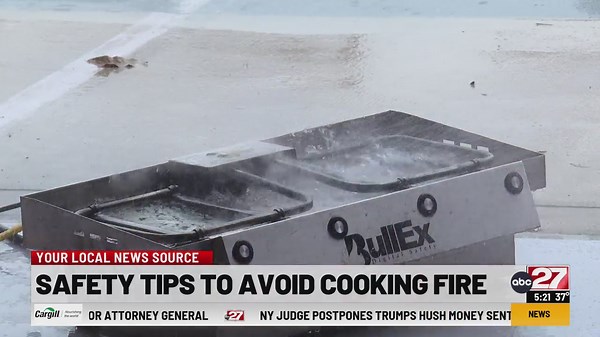 Safety tips to avoid a cooking fire
