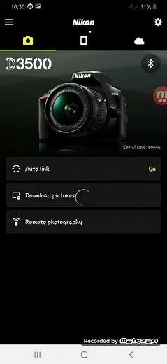 Remote shot from my Nikon D3500.