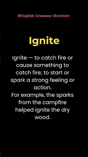 English Vocabulary | Ignite | #english #vocabulary #learnenglish
