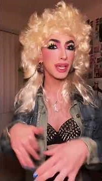 80s Hair Salon Roleplay 💿💄 #80s #perm #accent #dragqueen #drag #pov #comedy #acting