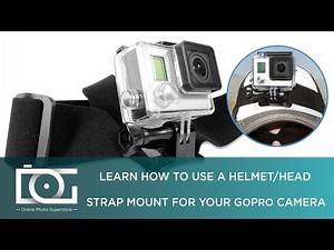 HEAD STRAP FOR GOPRO | Head & Vented Helmet Mount Strap For GoPro Cameras | TUTORIAL