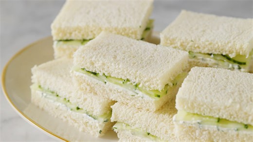 Cucumber tea sandwiches