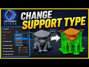 How To CHANGE Support Type In Anycubic Slicer (EASY) 2026
