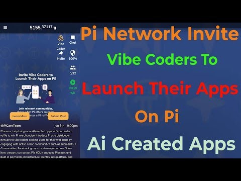 Pi Network: Invite Coders to Launch AI Apps on Pi. #pi #crypto #cryptocurrency #bitcoin