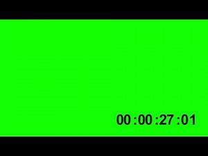 FREE HD Green Screen DIGITAL TIME CODE @ 24 FPS