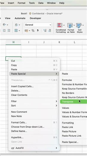 Columns to rows #excel #windows #microsoft #tutorial #exceltricks #howto #website #exceltips #tricks