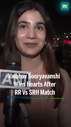 Fan Girl Praises Vaibhav Sooryavanshi’s Eliminator Knock In RR Vs SRH