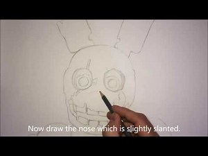 How To Draw Springtrap From Five Nights At Freddy's 3 Step By Step