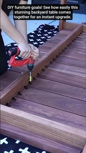 Modern Wooden Patio Build