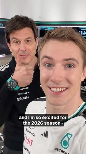 Exciting News In 2026 for Frederik Vesti! #f1 #frederikvesti #mercedesf1