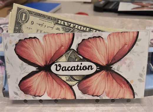 Peek a Boo Cash Stuffing Envelopes Butterfly Customize to Fit Your Budget A6 Binder - Etsy