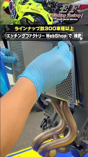 KAWASAKI Eliminator400 (24~) 用 ラジエターコアガード 取り付け方法・エッチングファクトリー・エリミネーター400 #shorts
