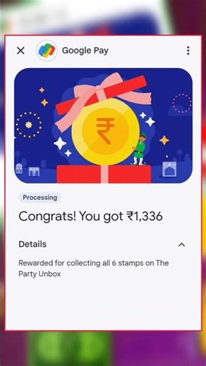 GPay Party Unbox 🎁 | Collect Stickers & Earn ₹2025 😱 #84smart
