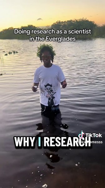 Here's the reason why I researched flocculent organic matter. I was interested in looking at how climate change and human activity in the Everglades affect flocculent organic matter dynamics. I specifically looked at the relationship between floc dynamics and changes in seasonal hydrology. #biologist #biologymajor #researchscientist #biology #stem