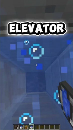 Minecraft Elevator Without Mods! 😱 #shorts