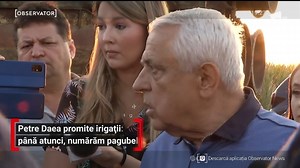 Petre Daea, în lanul de porumb, fascinat de sistemul de irigaţii folosit de un fermier: "Iată ce înseamnă solul României!" | Observator