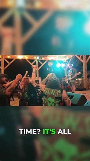 The Singer's Challenge to the Whole Crowd #LiveMusic #PunkRock #Energy