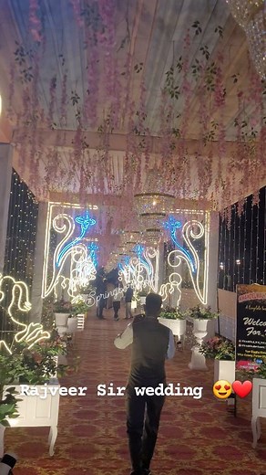 Springboard Clips on Instagram: "Rajveer Sir wedding Decoration 💯❤️🔥"
