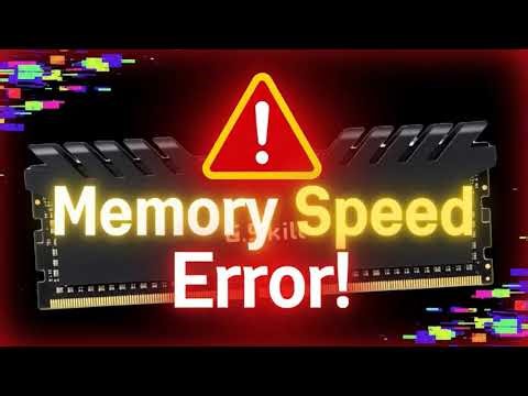 Get Rid of incorrectly advertised memory speeds keep happening in G Skill RAM