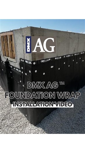 DMX Membranes Limited🇨🇦 | DMX AG ™ Foundation Wrap installation video 👆 Visit our YouTube Channel for more videos like this. Better Science • Better Product #dmx... | Instagram