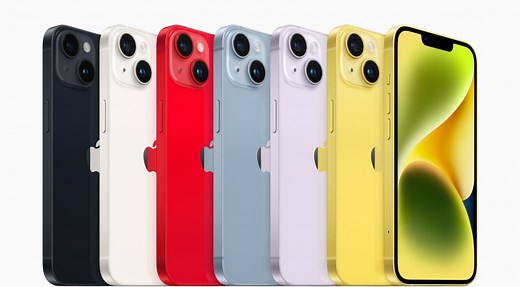 iPhone 14: Alle zehn Farben der Apple-Modelle im Überblick