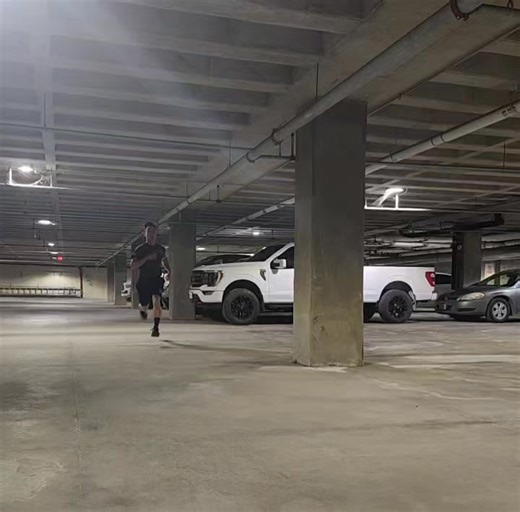 Beast mode activated! Firefighter Jaden Eiselstein is knocking out wind sprints in the garage this afternoon! CRFD is Fit to Fight fire! | Cedar Rapids Fire Department