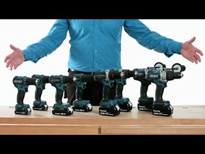 Schroeven, boren en klopboren met de nieuwe (klop)boor-/schroefmachines met BL-motor.