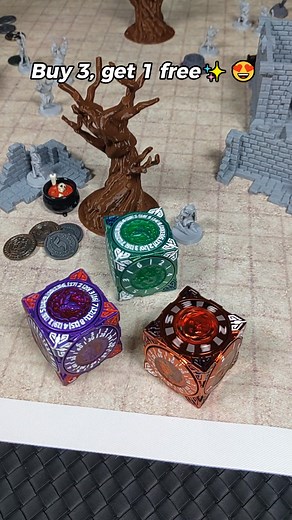 Forget everything you know about rolling dice — this one spins. Solid metal, 270g of weight, spins smooth and stops perfectly. Everyone’s eyes lock on it when it spins. 🔥 Limited offer: buy 3, get 1 free! | MastersDice