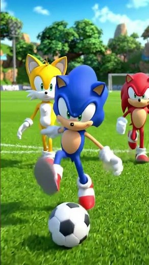 Sonic’s Football Fun with His Friend#sonic #football