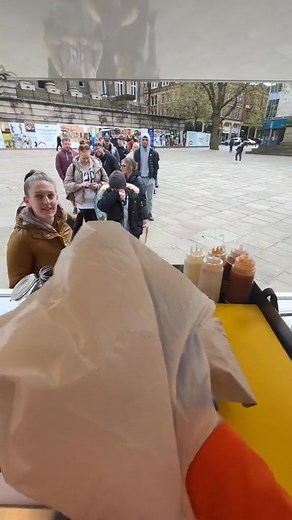 First customer of the day! #jacketpotato #bakedpotato #preston #spudbros | Matthew Merrill