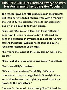 LITTLE GIRL SHOCKED EVERYONE WITH HER ASSIGNMENT, INCLUDING THIS TEACHER......See the continuation in the first comment 👇🏻👇🏻👇🏻🤣 | Stories Hub