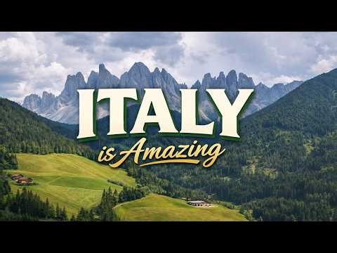 Italy From Above (4K) | Tuscany & Dolomites Relaxation | L'Italia è bellissima