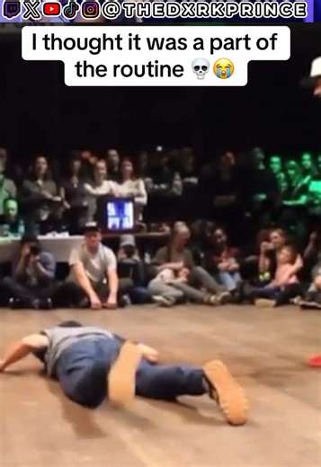 He’s okay chat… I think #breakdance #dancefail #fyp