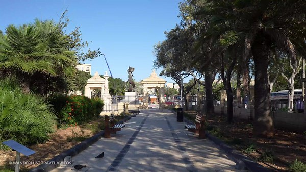 Visite à pied de La Valette, Malte (4K)