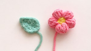 How to make plush crochet leaves easily
