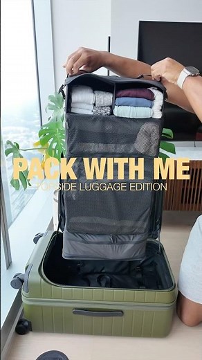 Pack With Me Using Away's New Topside Luggage | Travel Packing 2026